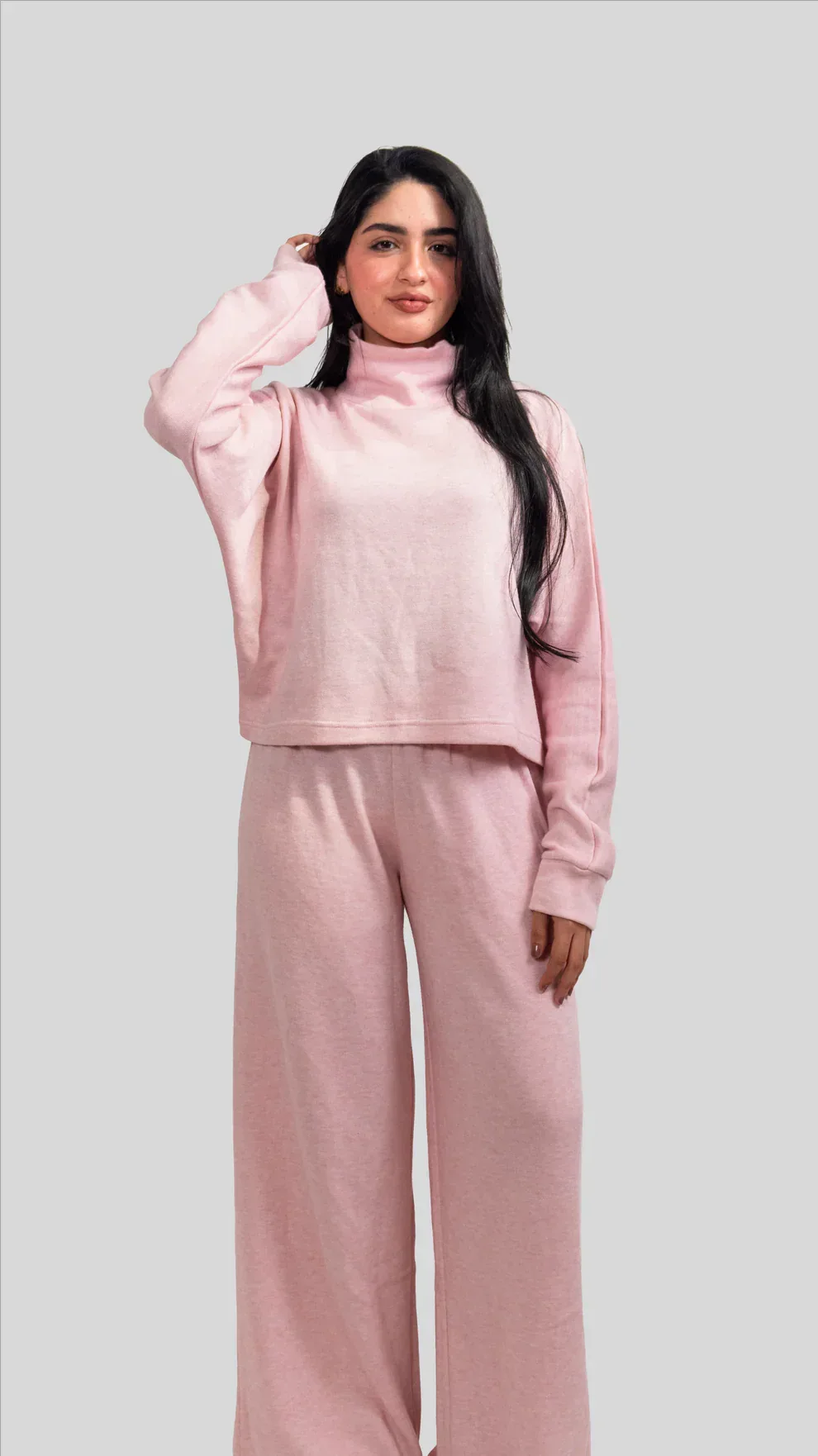 Softie wide leg pants Pink One size (S M)