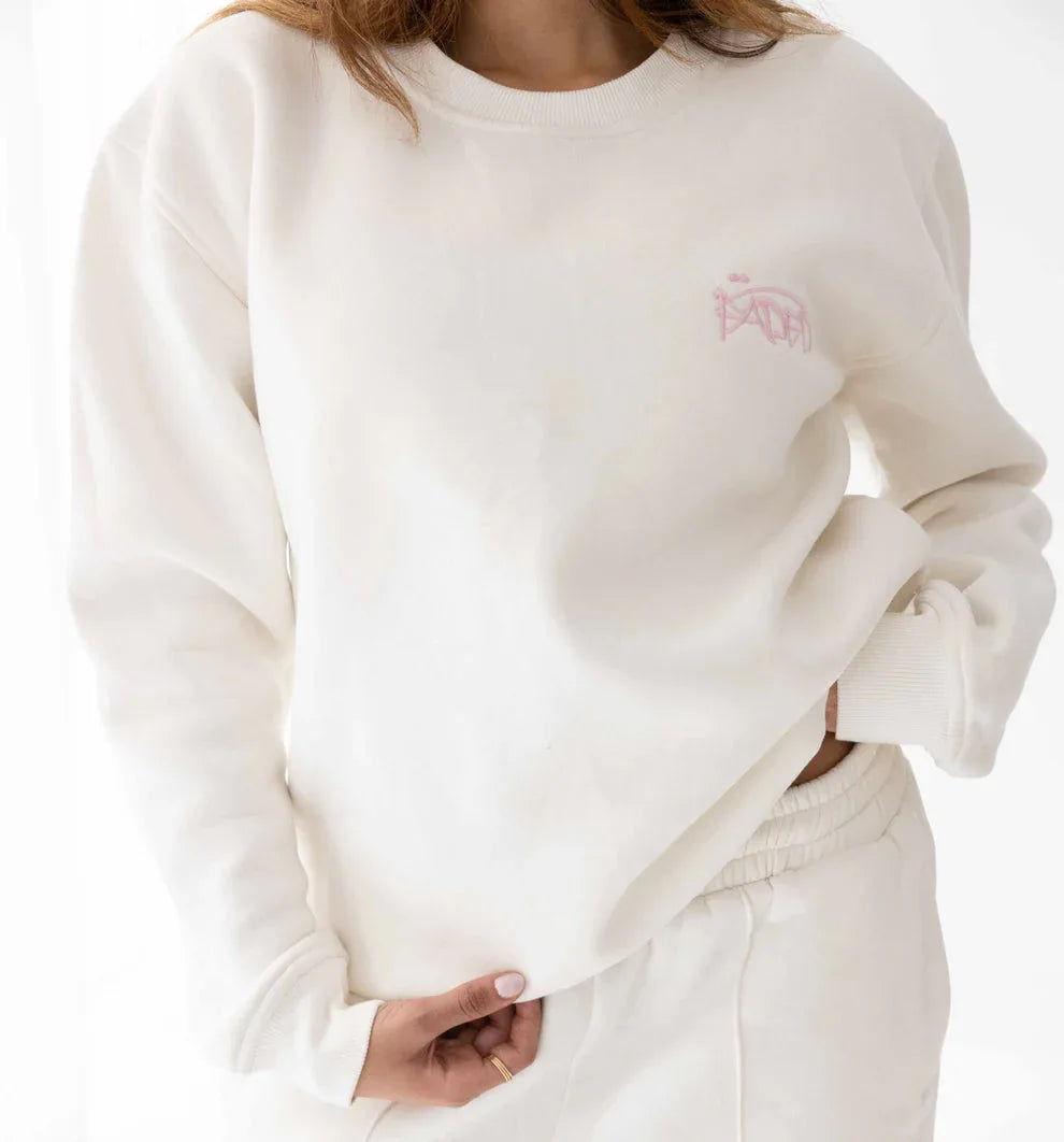 Unisex Essence white crewneck