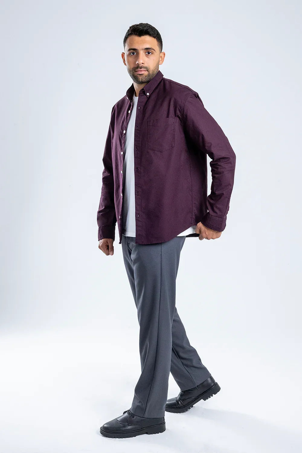 Blank Button-up Oxford shirt