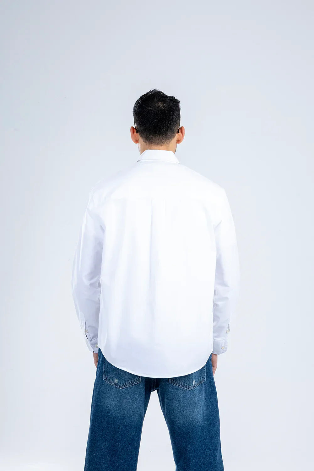 Striped Button-up Oxford shirt