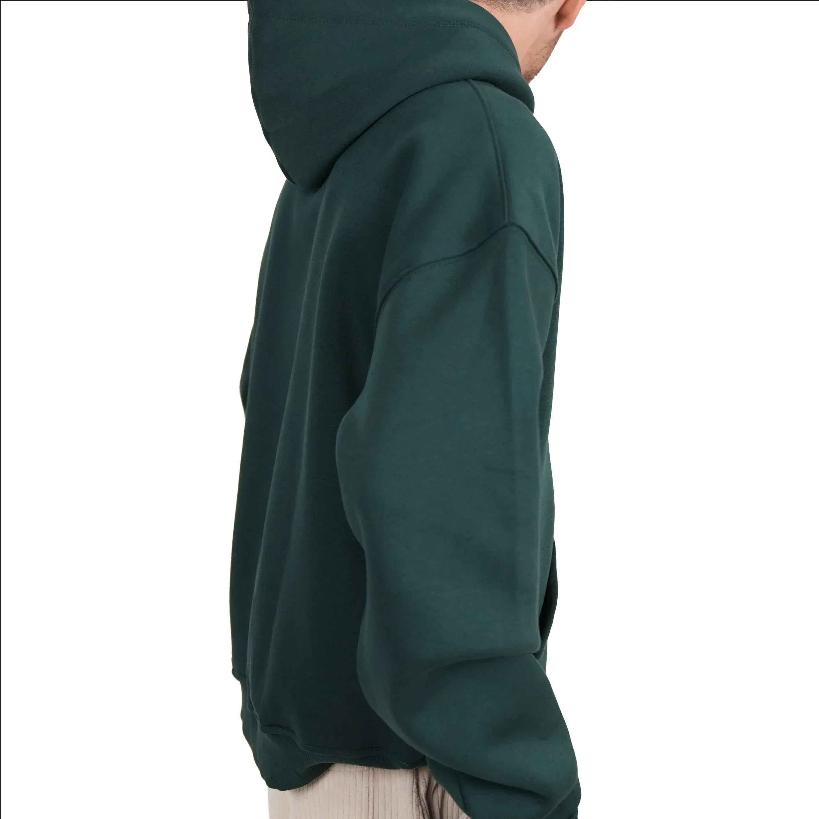Pure Cotton Hoodie Green