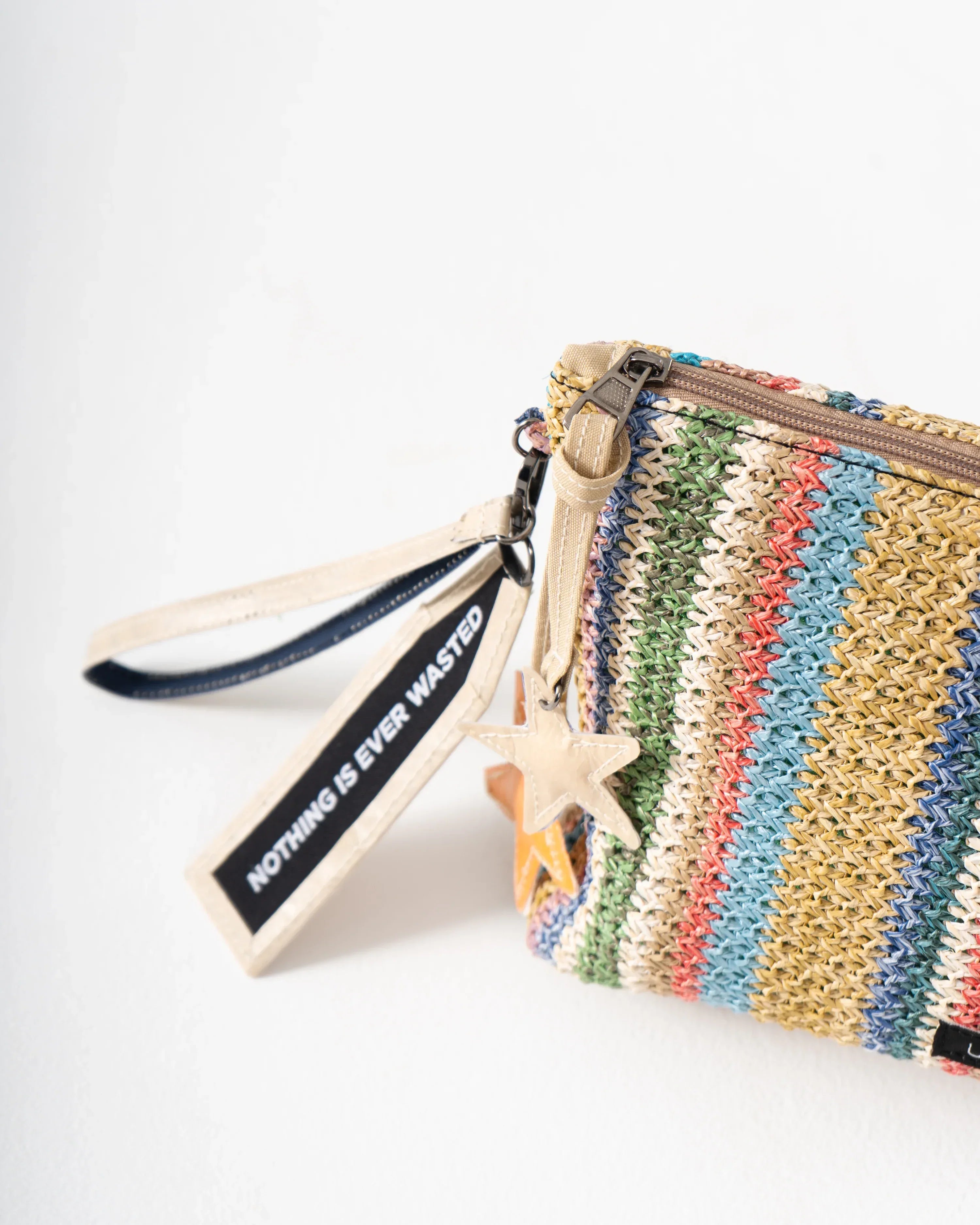 Sol Raffia Clutch