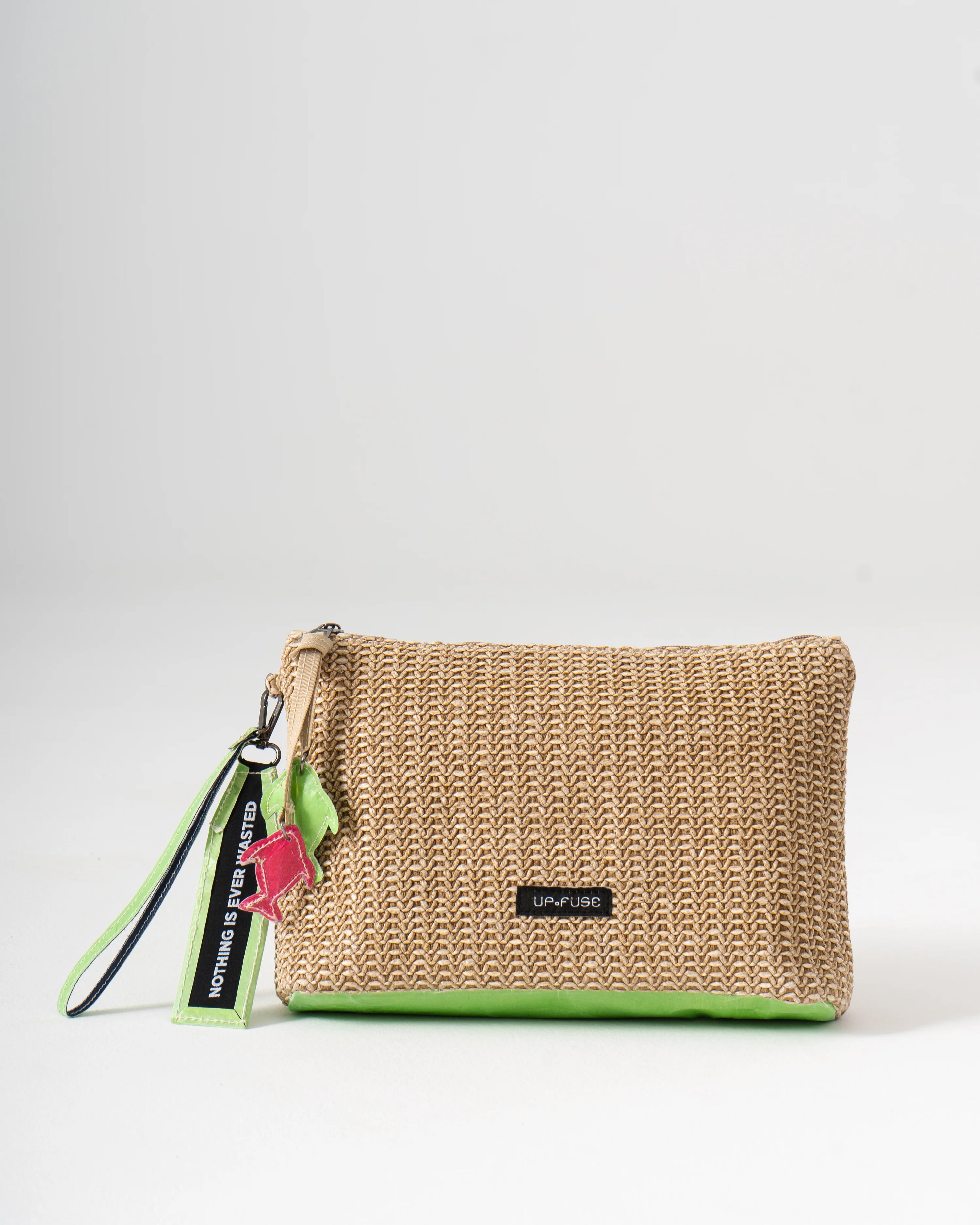 Sol Raffia Clutch