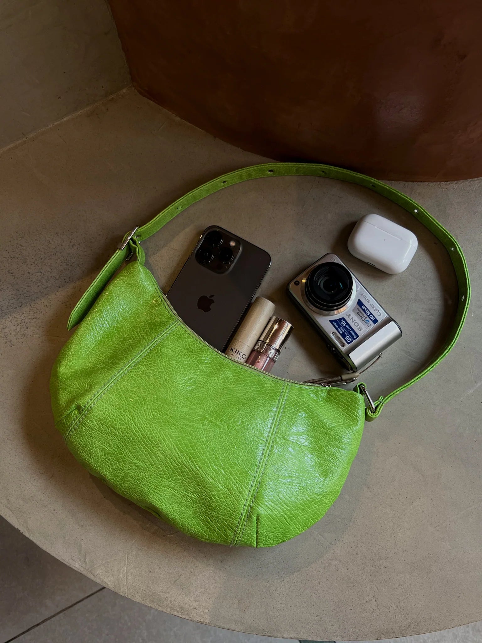 DRAGON LEATHER BAG Green